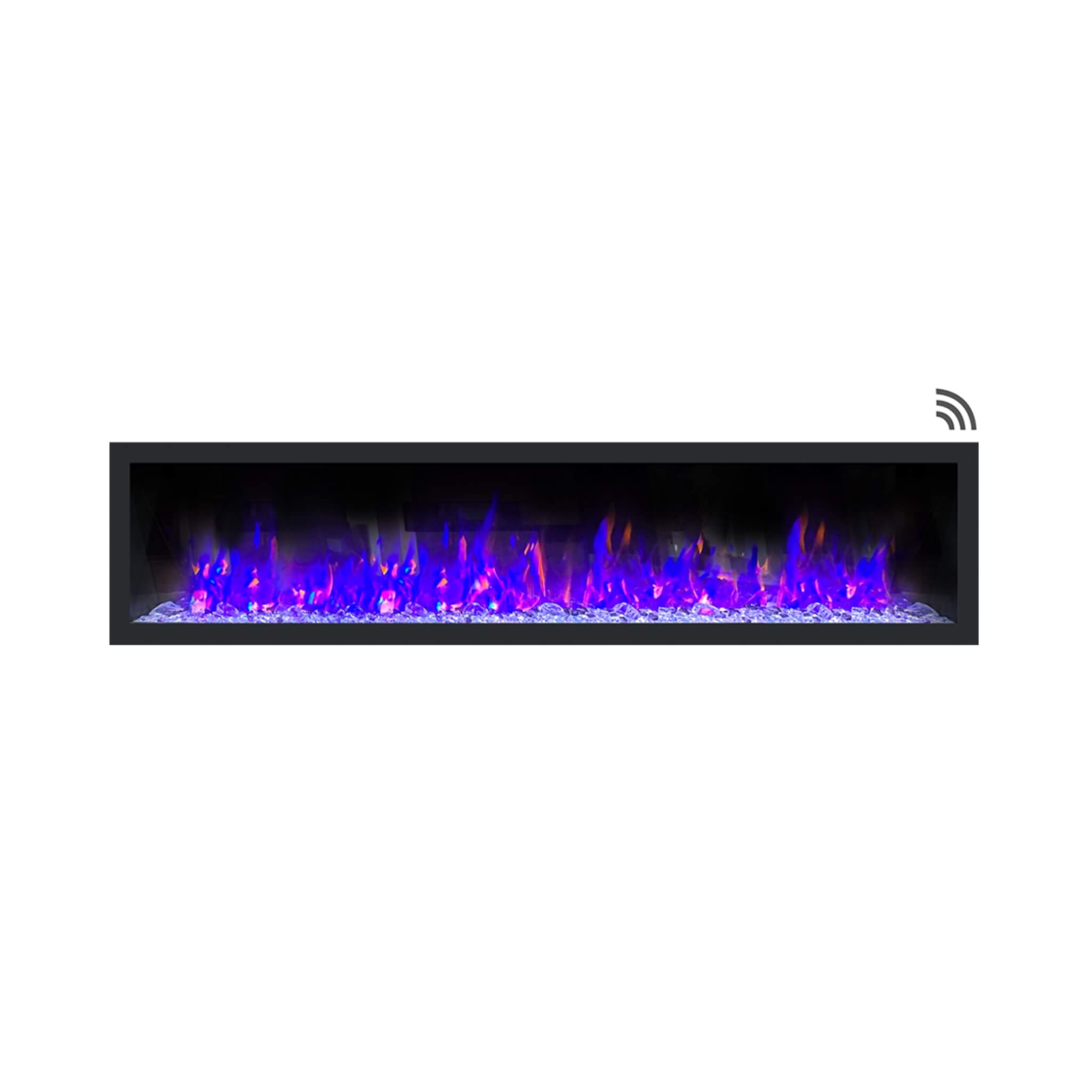 Dynasty Cascade 82-Inch Recessed Linear Electric Fireplace [DY-BTX82] (SAK30567) – SAKSBY WHOLESALE, view 3
