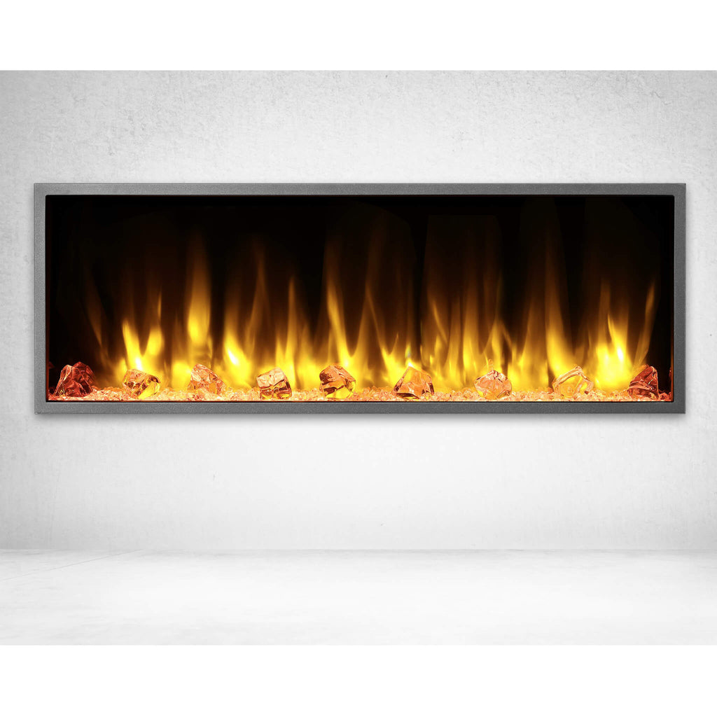 Dynasty Harmony 45-Inch Smart Linear Electric Fireplace With Remote Control With Heater Timer Settings [DY-BEF45] (SAK78923) 