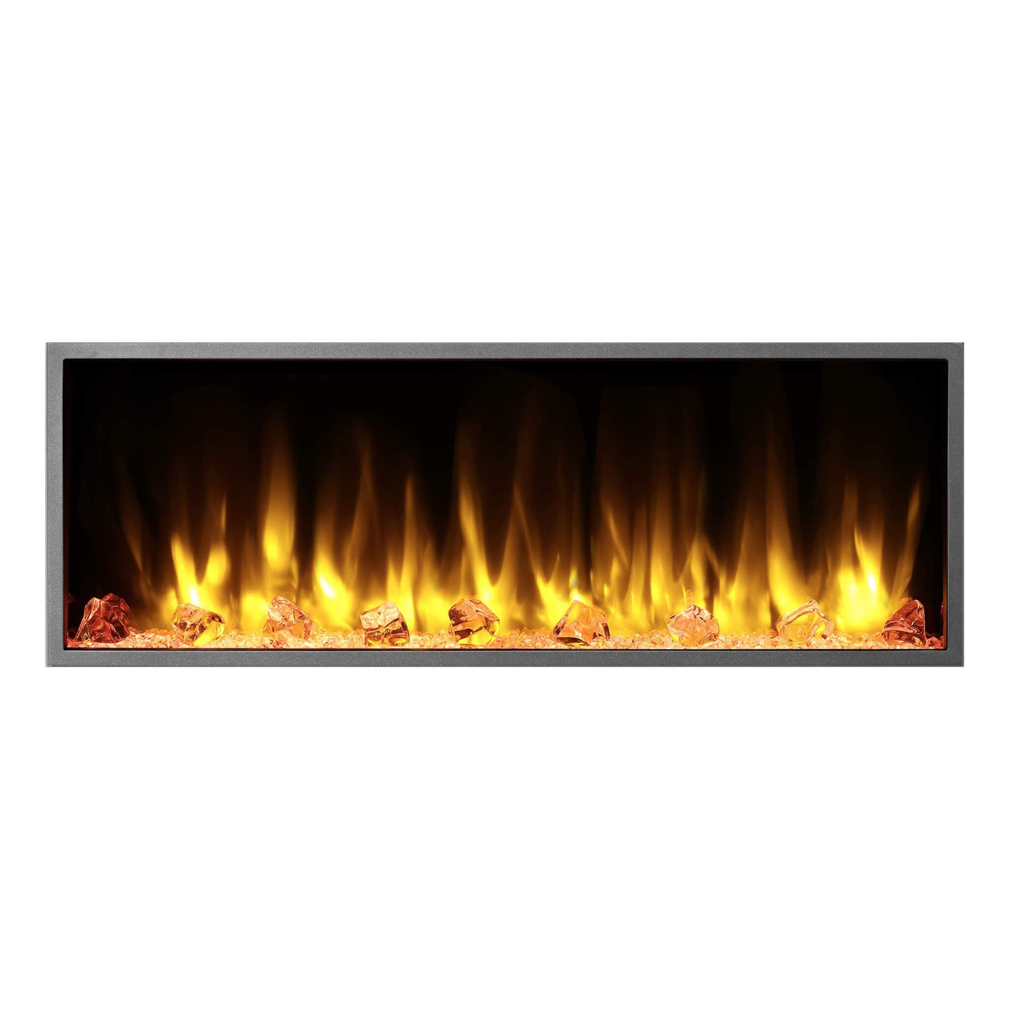 Dynasty Harmony 45-Inch Smart Linear Electric Fireplace With Remote Control With Heater Timer Settings [DY-BEF45] (SAK78923) 