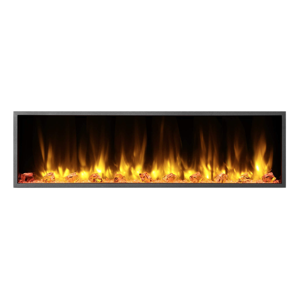 Dynasty Harmony 57-Inch Recessed Smart Linear Electric Fireplace With Remote Control [DY-BEF57] (SAK41756) – SAKSBY WHOLESALE