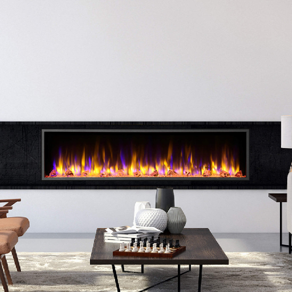 Dynasty Harmony 64-Inch Recessed Smart Linear Electric Fireplace [DY-BEF64] (SAK25894) – SAKSBY WHOLESALE, view 4