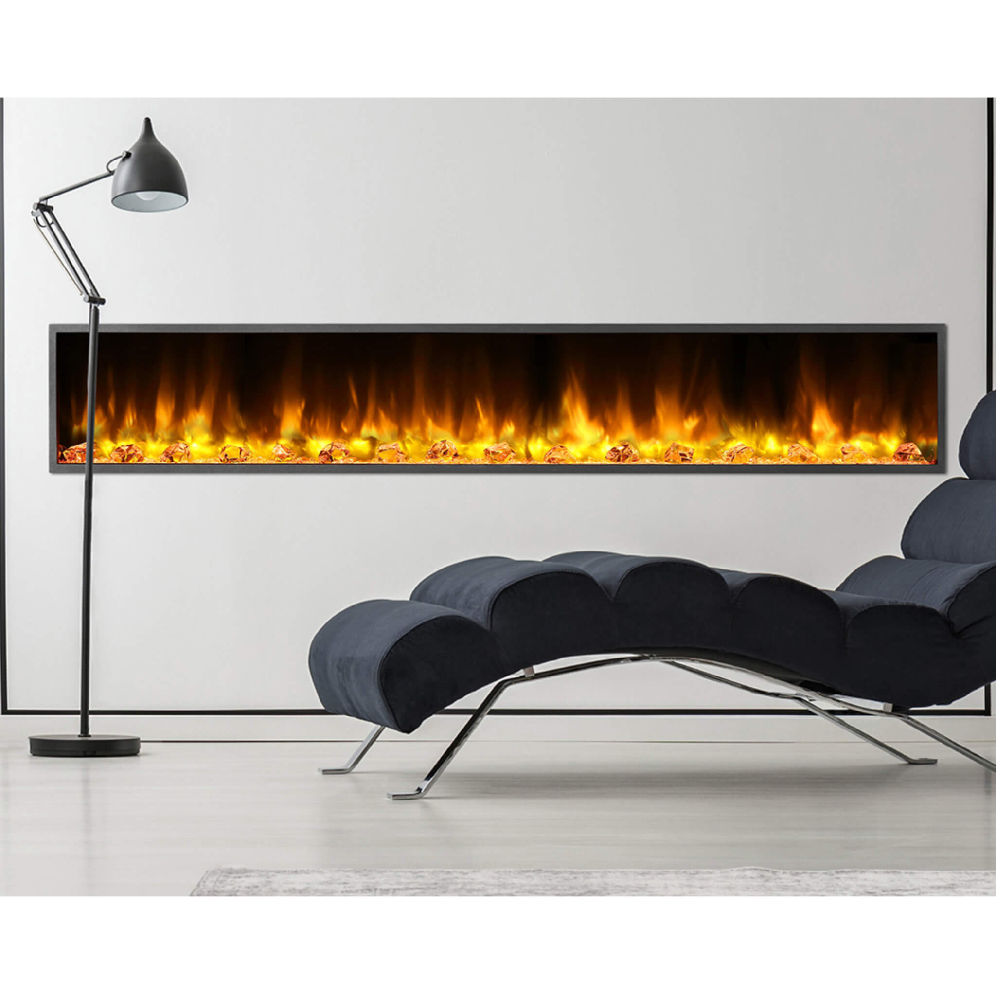 Dynasty Harmony 80-Inch Built-In Smart Linear Electric Fireplace [DY-BEF80] (SAK74516) – SAKSBY WHOLESALE, view 7