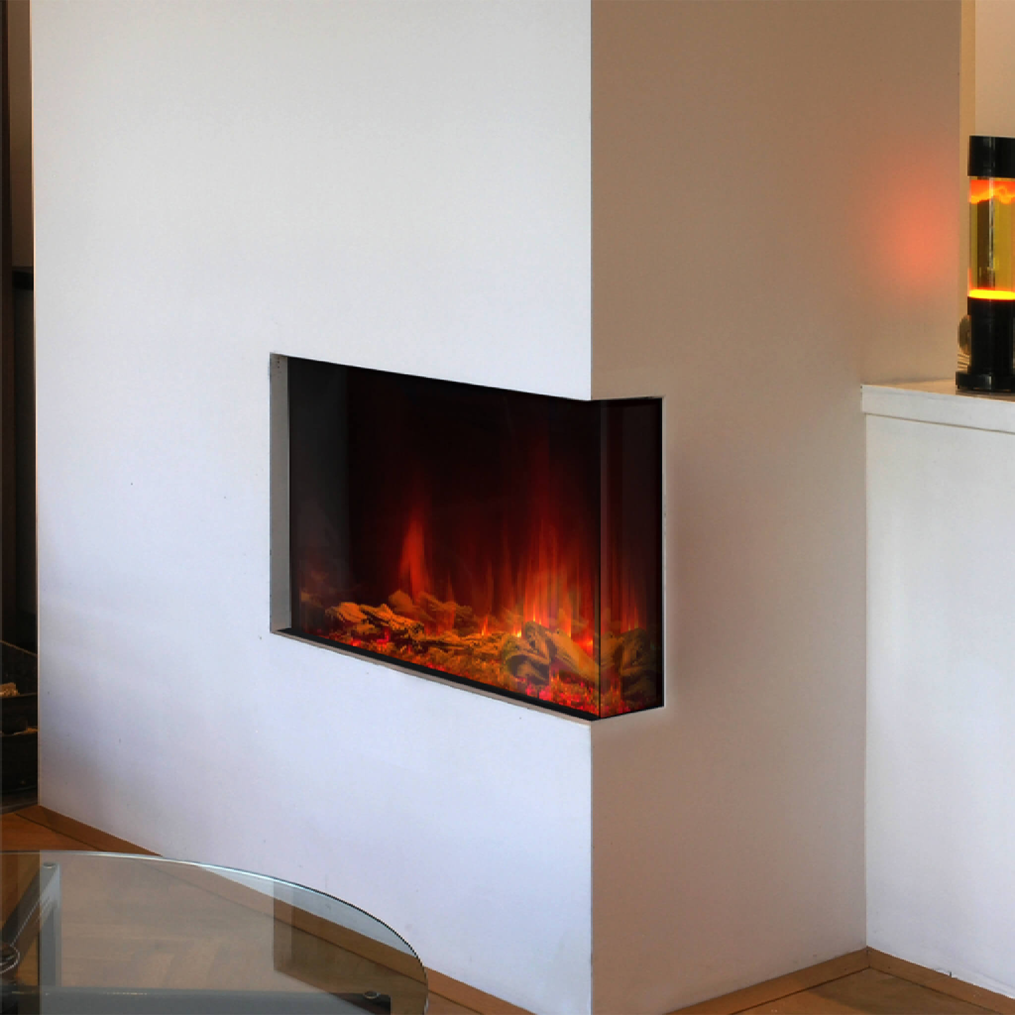 Dynasty Melody 35-Inch Multi-Sided Smart Electric Fireplace With Auto Shut Off [DY-BTS35] (SAK87490) – SAKSBY WHOLESALE, view