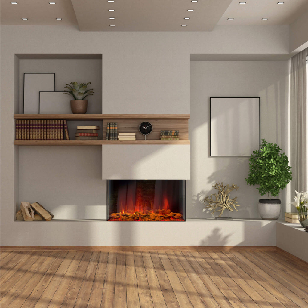 Dynasty Melody 35-Inch Multi-Sided Smart Electric Fireplace With Auto Shut Off [DY-BTS35] (SAK87490) – SAKSBY WHOLESALE, view