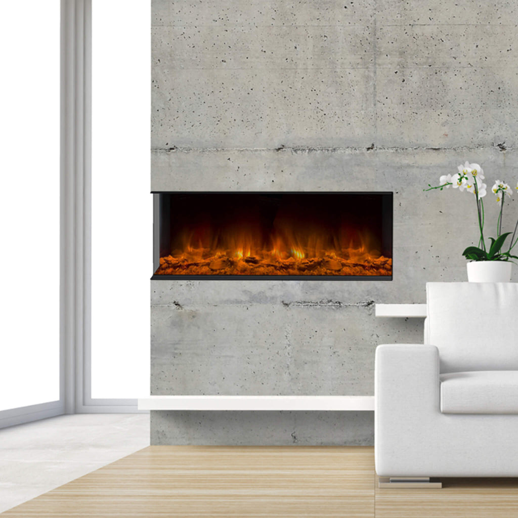 Dynasty Melody 40-Inch Multi-Sided Smart Electric Fireplace With Remote Control [DY-BTS40] (SAK48210) – SAKSBY WHOLESALE, vie