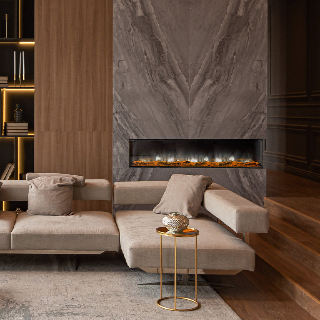 Dynasty Melody 64-Inch Built-In 3 Sided Smart Electric Fireplace [DY-BTS60] (SAK79345) – SAKSBY WHOLESALE, view 5
