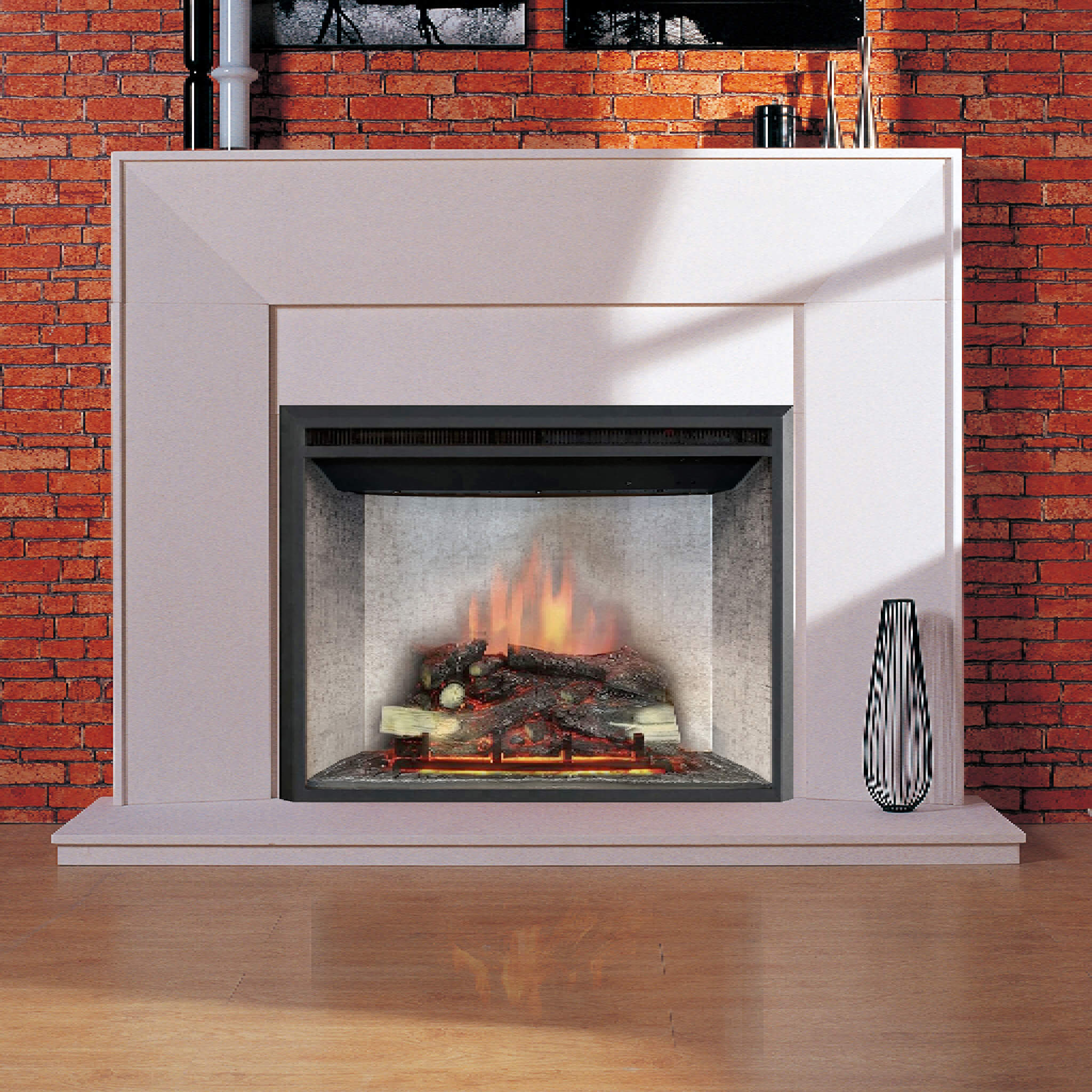 Dynasty Presto 35-Inch Vent Free Electric Firebox Insert With Remote Control [DY-FI35D] (SAK86012) – SAKSBY WHOLESALE, view 4