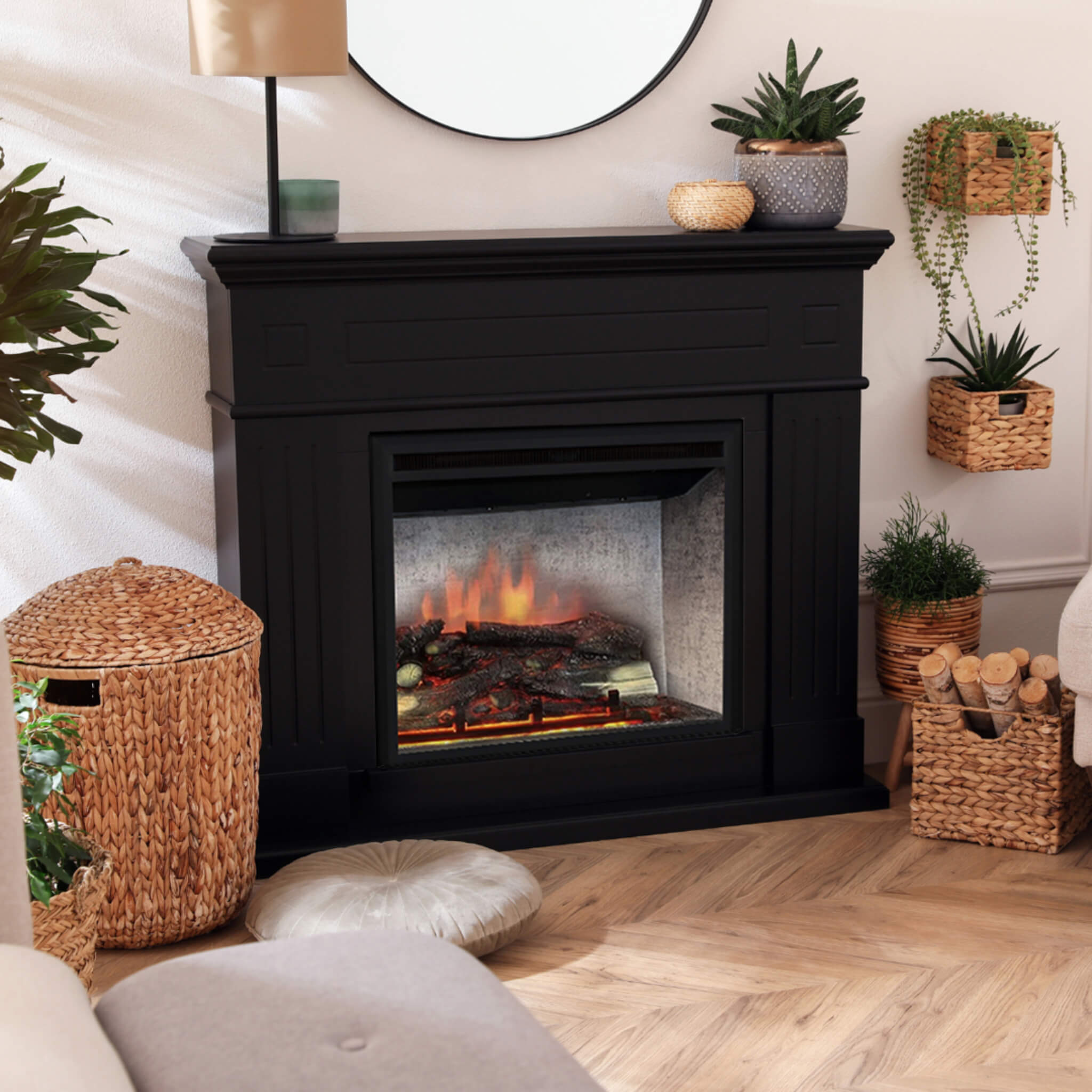 Dynasty Presto 35-Inch Vent Free Electric Firebox Insert With Remote Control [DY-FI35D] (SAK86012) – SAKSBY WHOLESALE, view 5