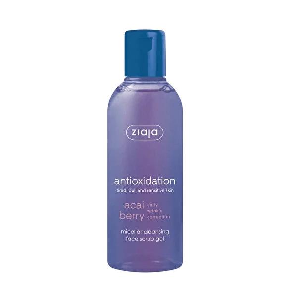 Ziaja Acai Berry Micellar Facial Cleansing Gel: Gently Cleanses, Refreshes & Protects with Antioxidants - Sensitive Skin Face Wash