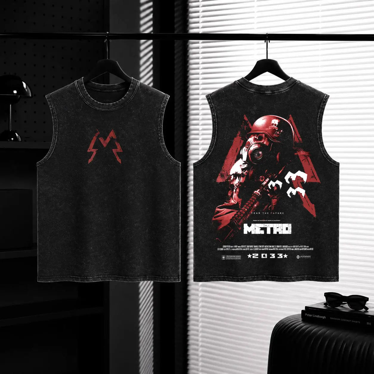 Metro 2033 Post-Apocalyptic Gaming Apparel – Retro Washed Graphic Oversized T-Shirt, Tank Top, Sweatshirt, Hoodie Vintage Streetwear
