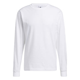adidas Men's OG Long Sleeve Blank Tee - White