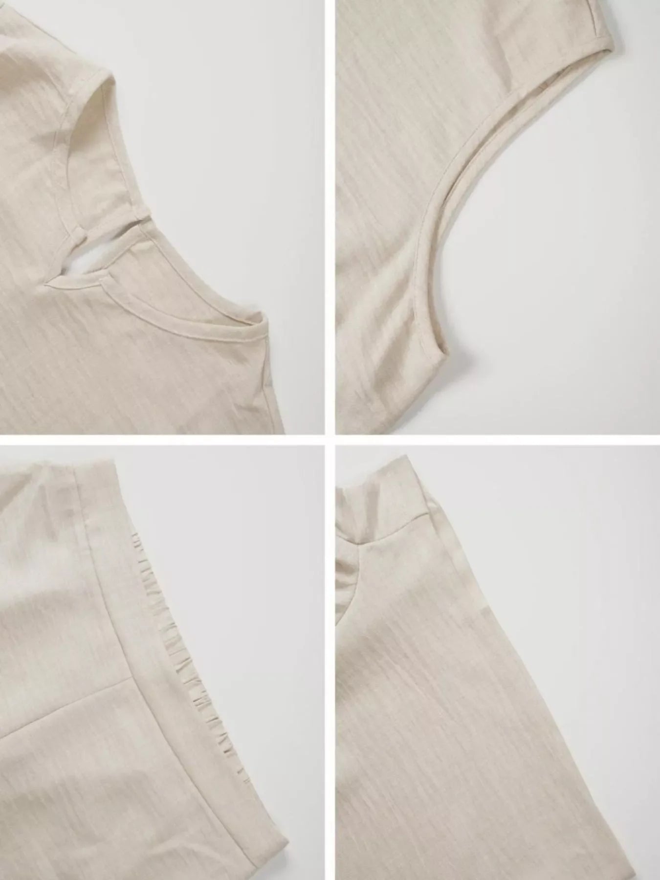 Sleeveless Top and Shorts Casual Set