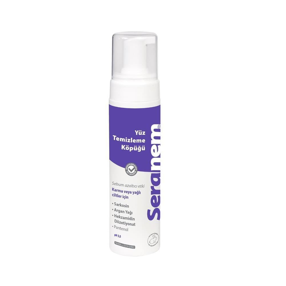 Seranem Facial Cleansing Foam 200ml - Gentle Skincare for Effective Face Cleaning