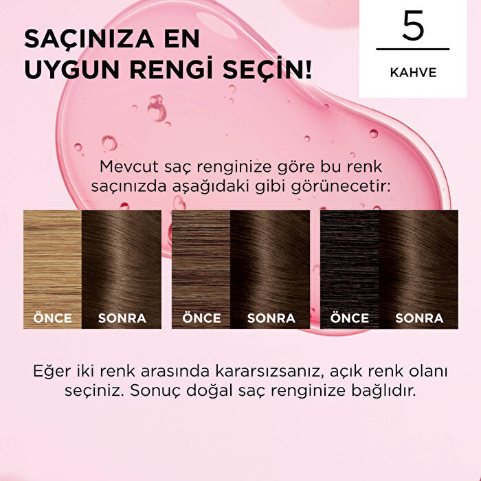 L'Oréal Paris Excellence Crème Hair Color 5 Brown - 100% Gray Coverage | Rich Color