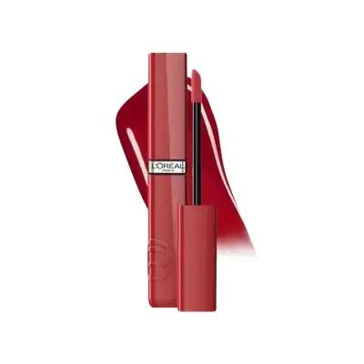 L'Oreal Paris Infaillible Drunk in Rose Liquid Lipstick - Long Lasting, High Shine, Vibrant Red Liquid Lipstick
