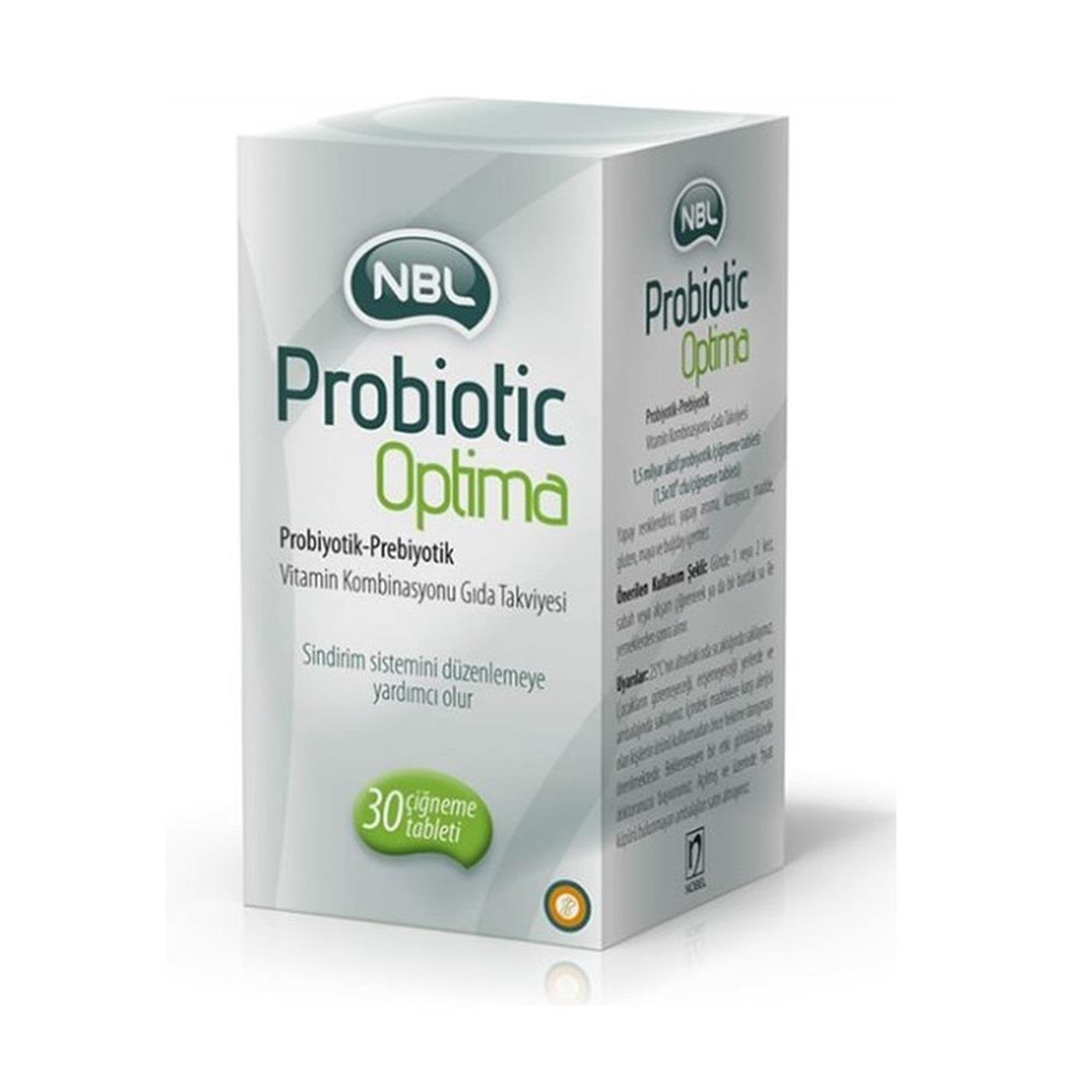 Nbl Probiotic Optima - Dietary Supplement | 30 Tablets