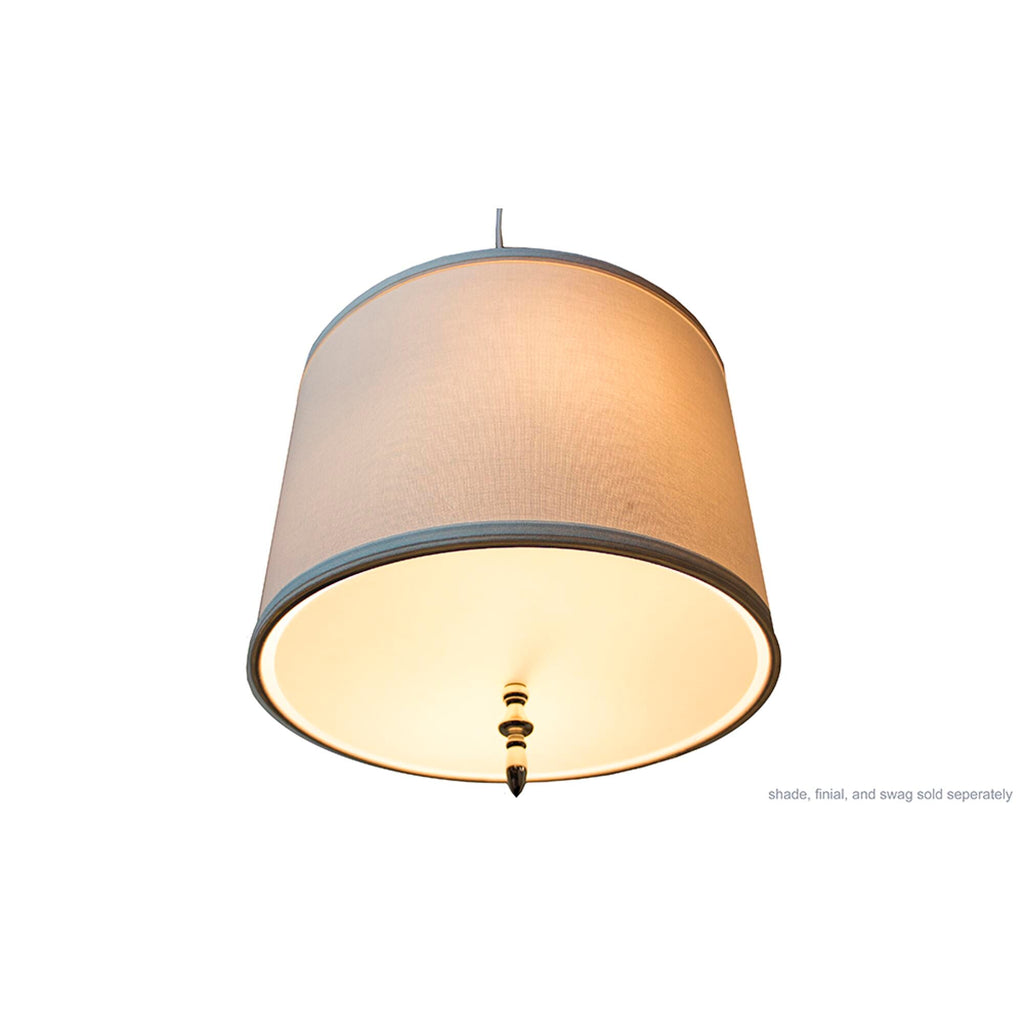 13.5" Round Diffuser Translucent Frosted White – LampsUSA, view 4