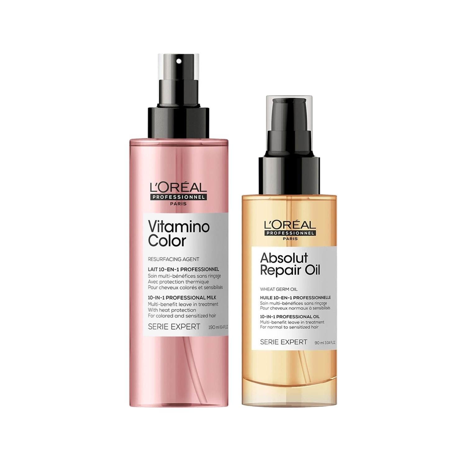 Loreal Professionnel Vitamino Color Hair Care Set: Extend Color Vibrancy & Protect Color-Treated Hair