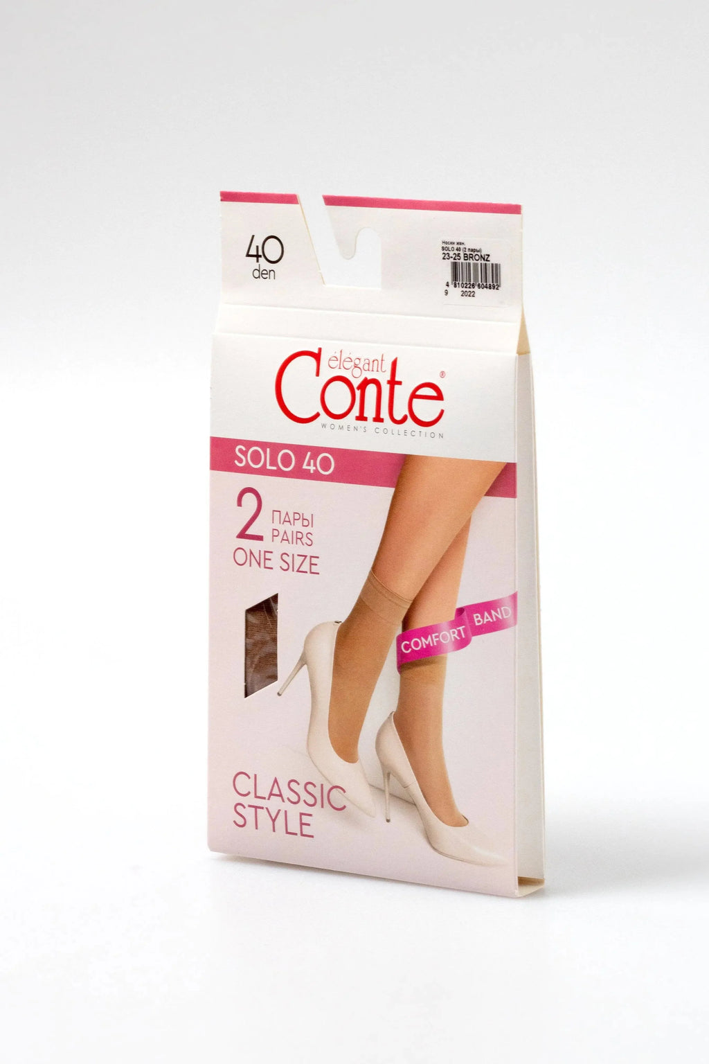 TheRanok.com Socks Conte Solo 40 Den (2 pairs) — in-use photo