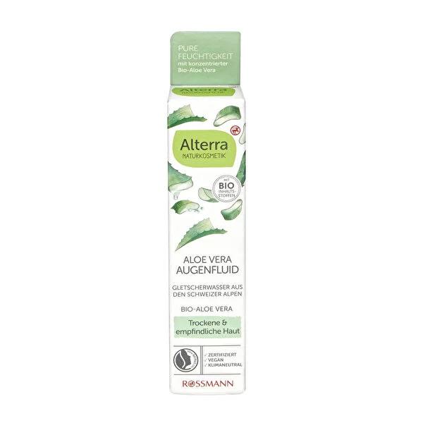 Alterra Organic Eye Gel with Aloe Vera & Glacier Water - 15ml, Vegan & Natrue Certified