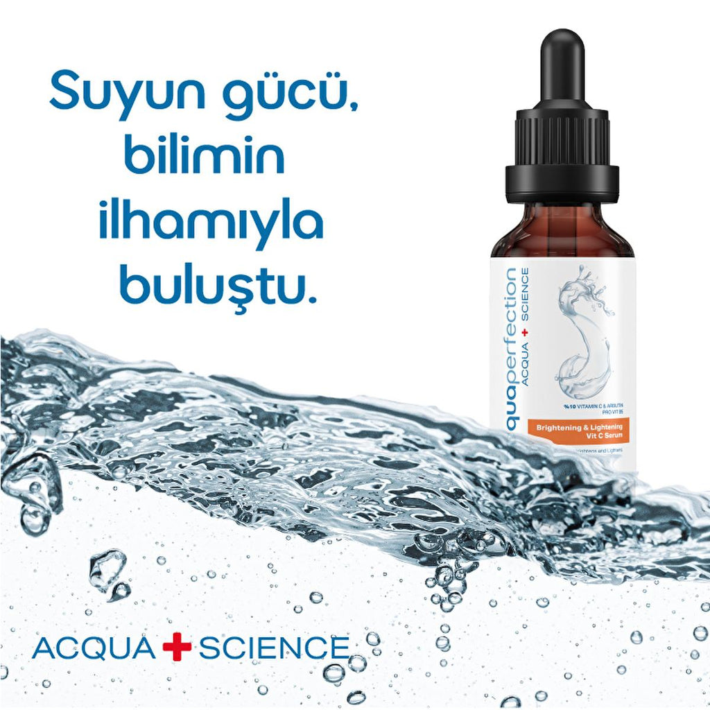 Acqua Perfection Vitamin C Serum - Brightening & Anti-Aging Skincare for Uneven Skin Tone - 30ml