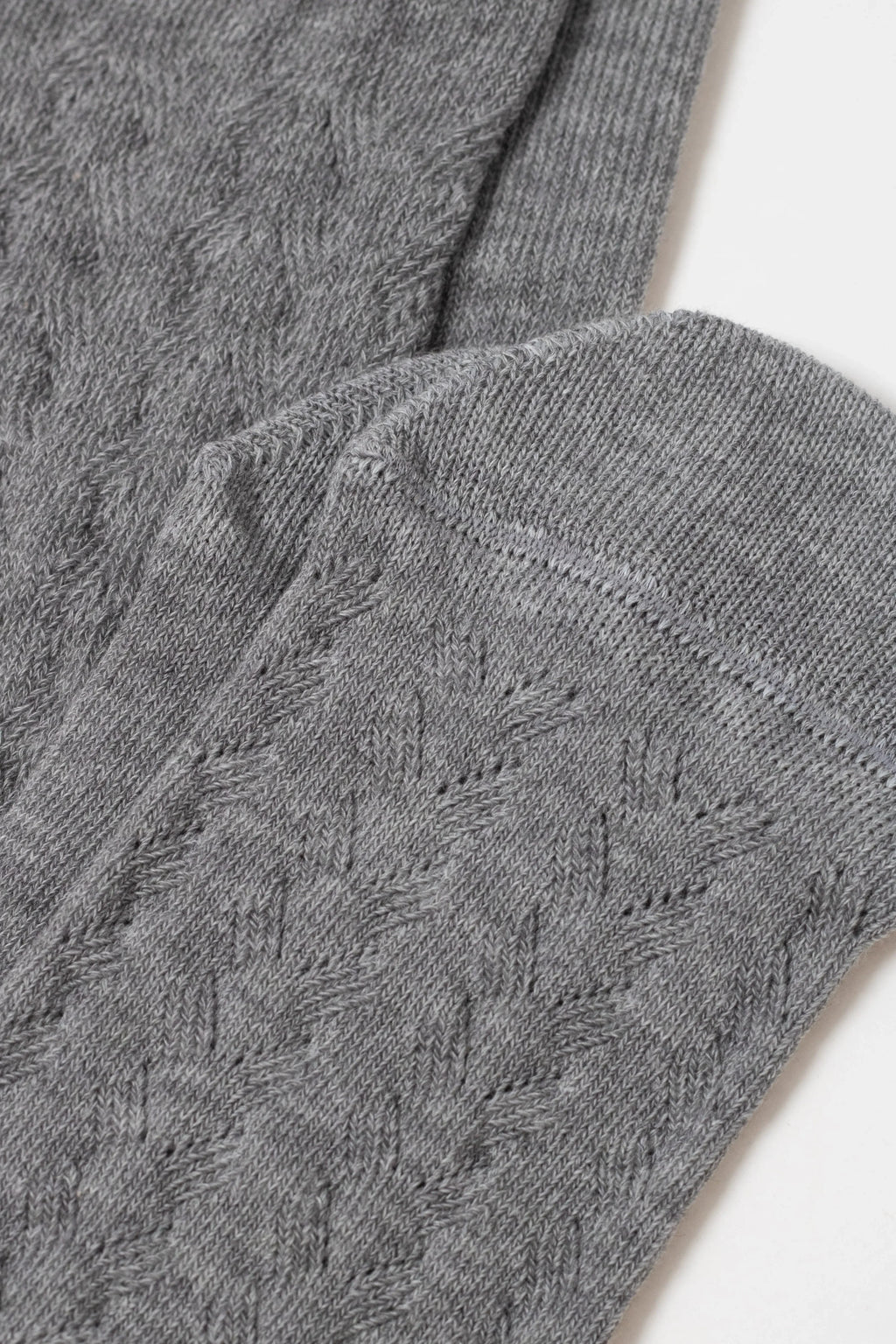 TheRanok.com Cotton Knee Highs Conte Classic 010 - Cotton Blend and Knitted Pattern — flat-lay composition