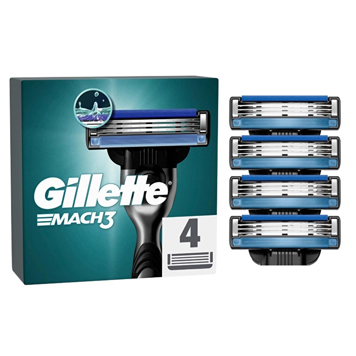 Gillette Mach3 Razor Blades for Men - Sharp, Durable, and Compatible Replacement Blades