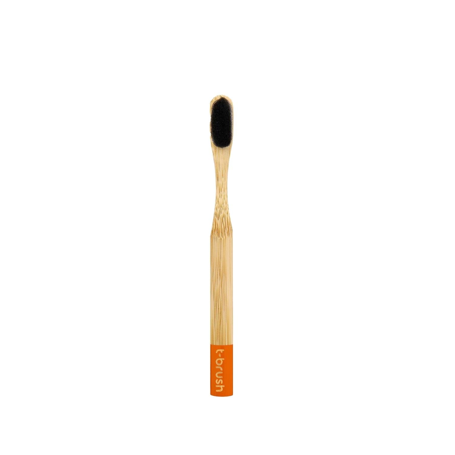 T-Brush Nano Children's Toothbrush Ultra Soft Black for Gentle Kids Oral Care