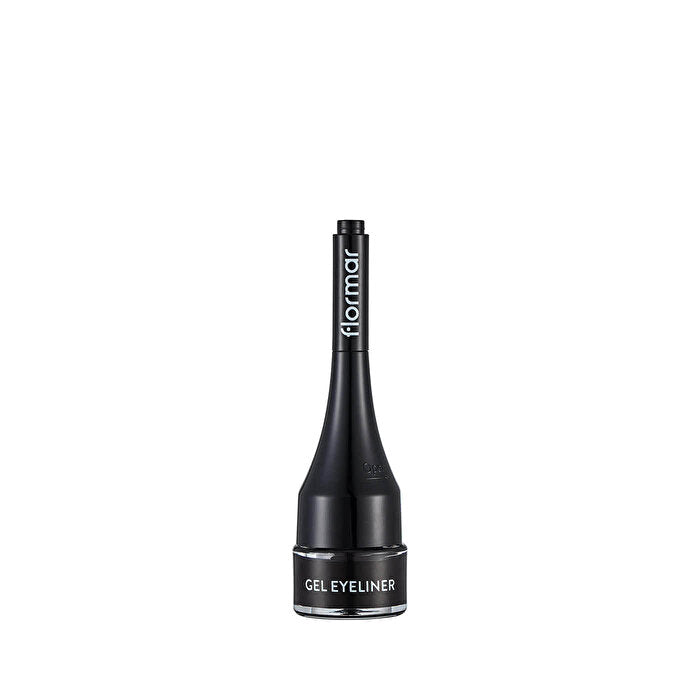 Flormar Gel Liquid Eyeliner GE01 Black - High Pigment Formula | Smooth Finish
