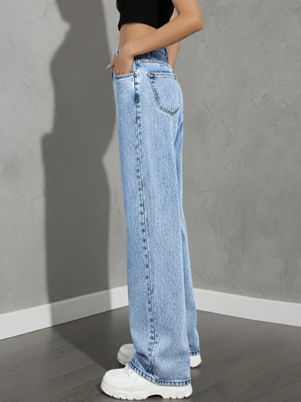 High Waist Wide Leg Jeans
