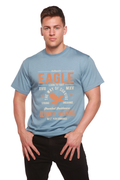 Spun Bamboo Eagle Men's Bamboo Viscose/Organic Cotton Short Sleeve Graphic T-Shirt — side view