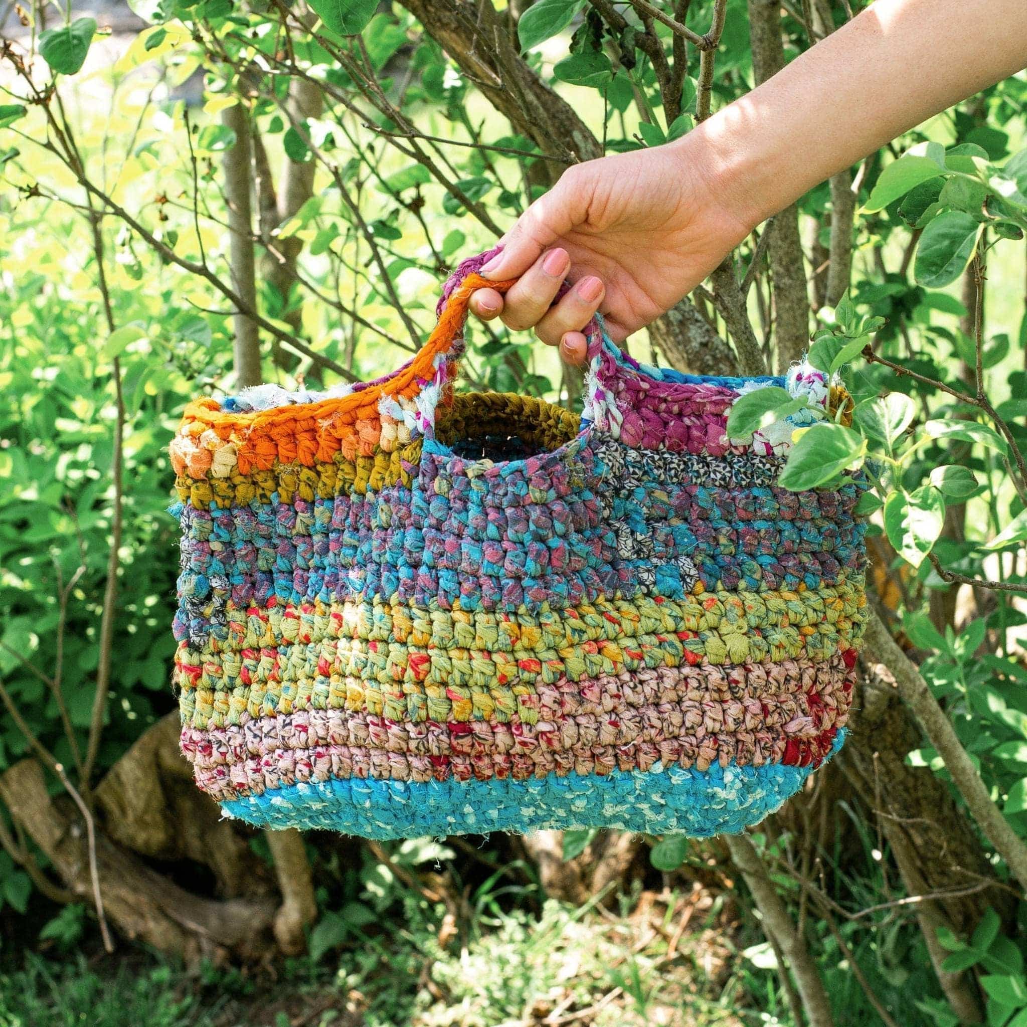 Darn Good Yarn Easy Market Tote Crochet Kit or Knitting Kit — kits category context