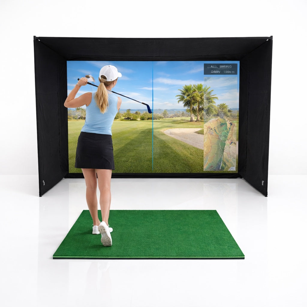 GolfBays EasySim Golf Simulator Enclosure – GolfbaysUSA