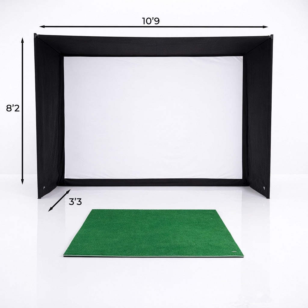 GolfBays EasySim Golf Simulator Enclosure – GolfbaysUSA, view 2