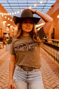 Wild Junkie Eat More Beef Western Graphic Tee — main product shot