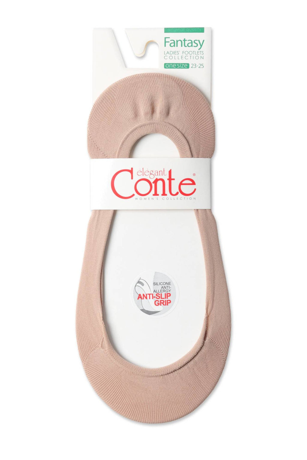 TheRanok.com Invisible Low-Rise Footlets Conte Classic Fantasy 000 — side view
