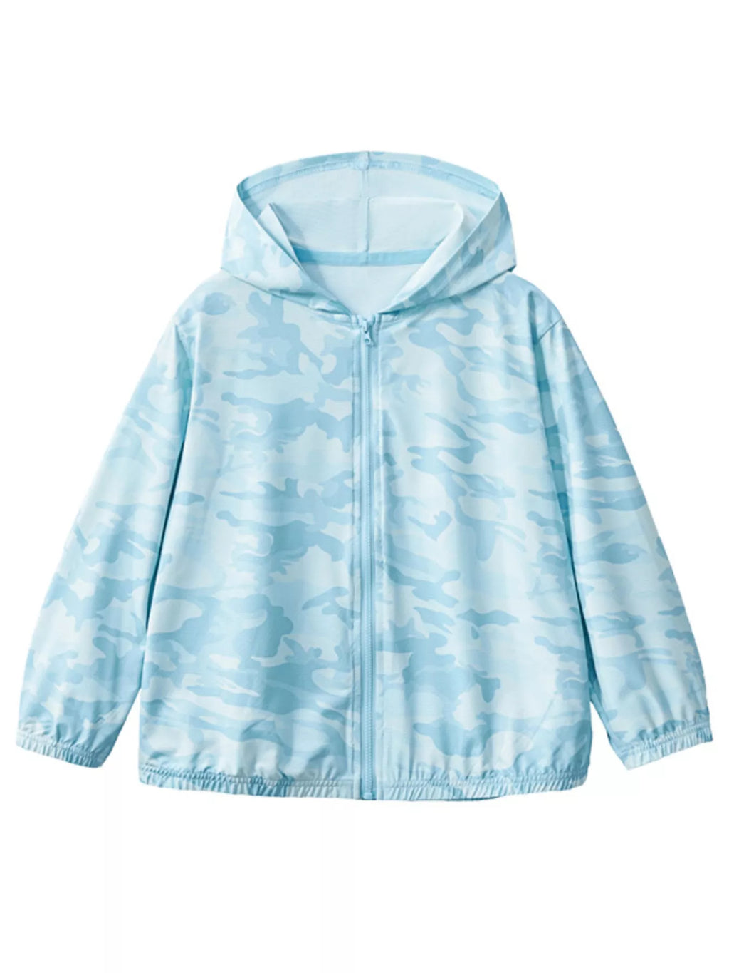 Children's Lightweight Camouflage Hooded Sun Protection Jacket