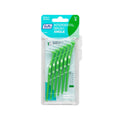 Tepe 0.8mm Green Interdental Brushes - 6 Pack: Gentle, Effective Cleaning for Tight Spaces, Promote Gum Health & Preventative Dental Care