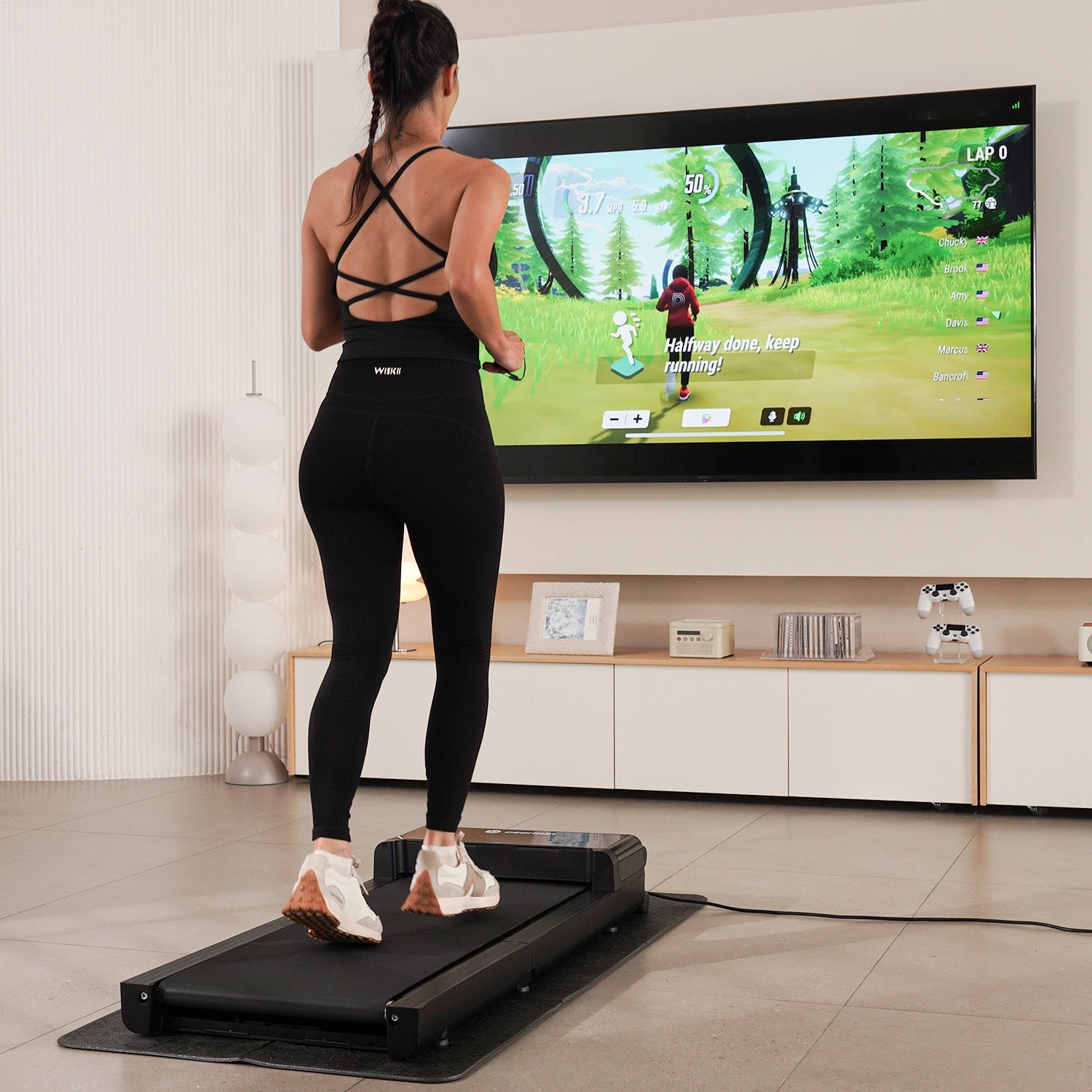 DeerRun Z20 Foldable Walking Pad Treadmill – Ultra Compact with LED Display – DeerRun®, view 7