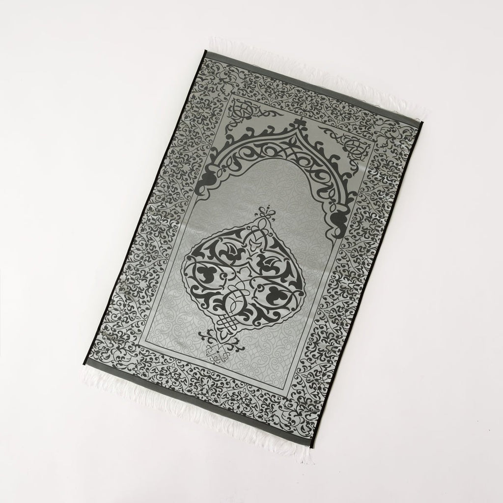 Mariam's Collection Eco-Friendly elegant Prayer Mat & Tasbeeh sets(MR066) — back view