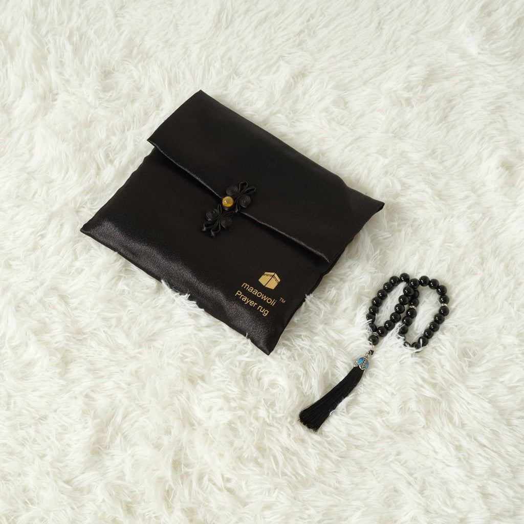 Mariam's Collection Eco-Friendly elegant Prayer Mat & Tasbeeh sets(MR066) — main product shot