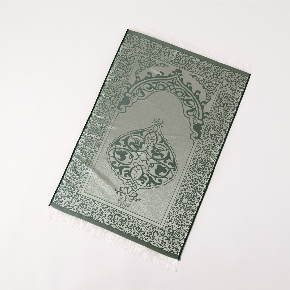 Mariam's Collection Eco-Friendly elegant Prayer Mat & Tasbeeh sets(MR066) — size reference
