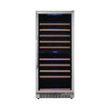 Edgestar Premium 24-Inch 101 Bottle Capacity Built-In Dual Zone Wine Cooler (SAK92835) – SAKSBY WHOLESALE