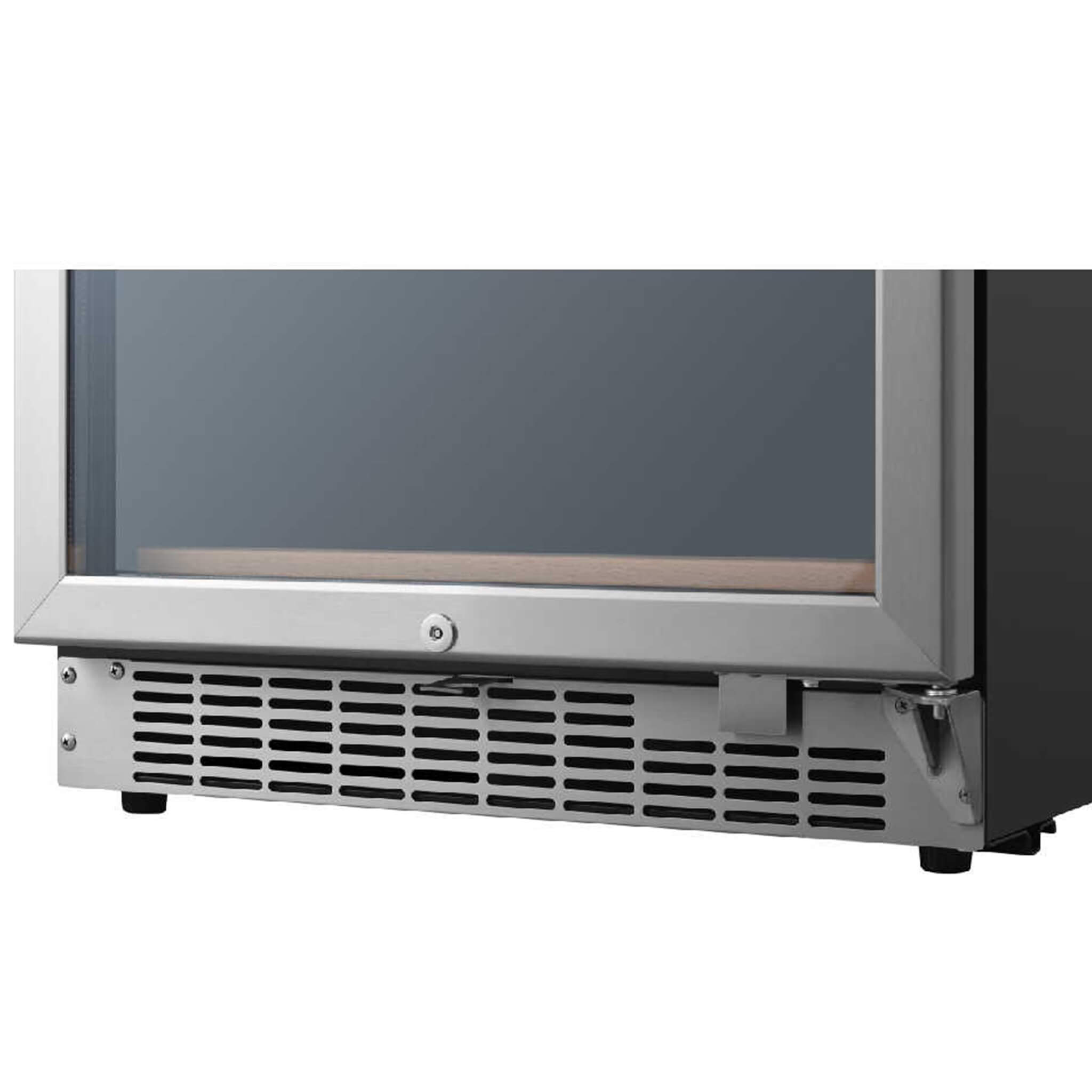 Edgestar 24-Inch 141 Bottle Capacity Freestanding Dual Zone Wine Cooler With Interior Lighting [CWR1552DZ] (SAK49245) – SAKSB