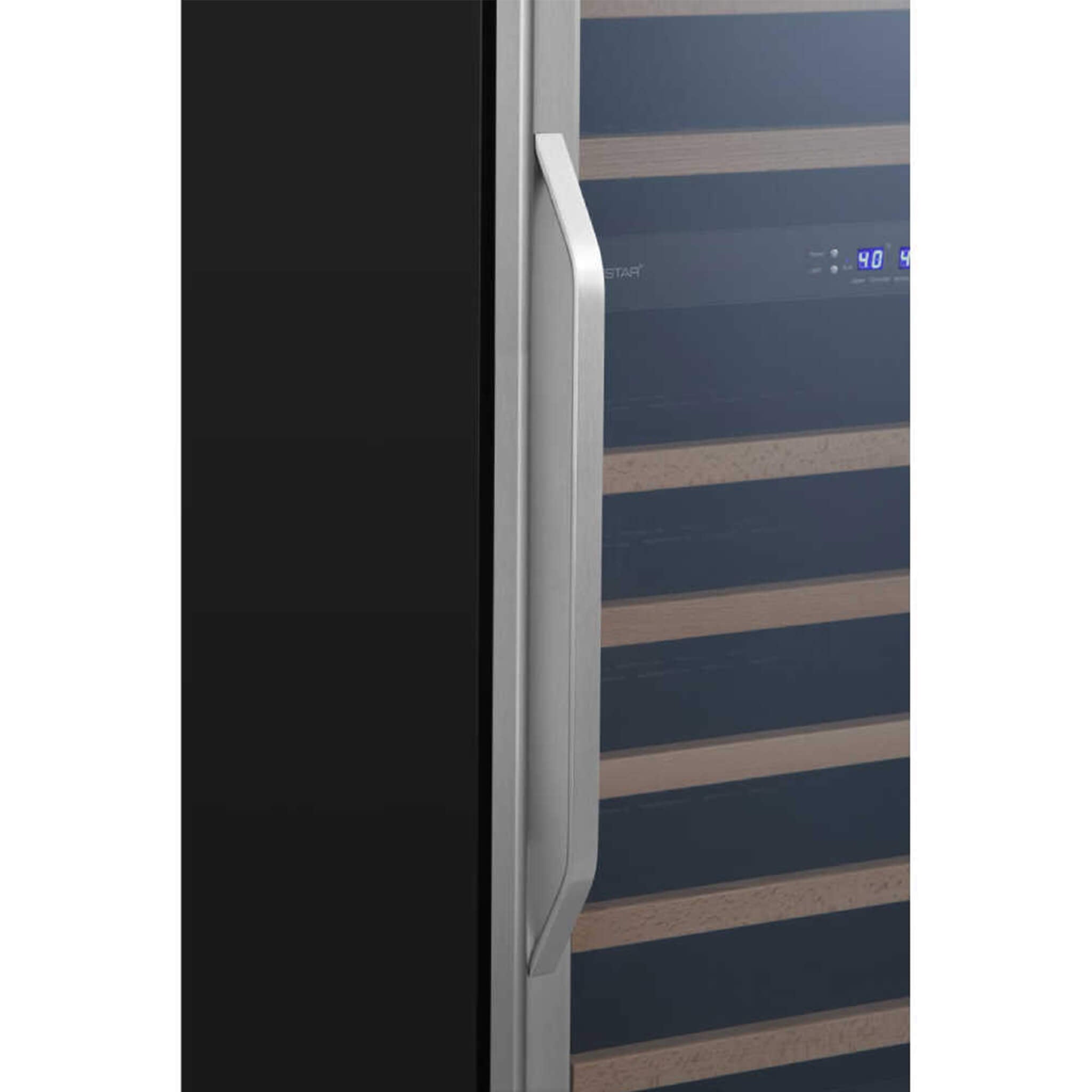 Edgestar 24-Inch 142 Bottle Built-In Dual Zone Double Door Wine Cooler With Door Lock [CWR1553DD] (SAK30742) – SAKSBY WHOLESA