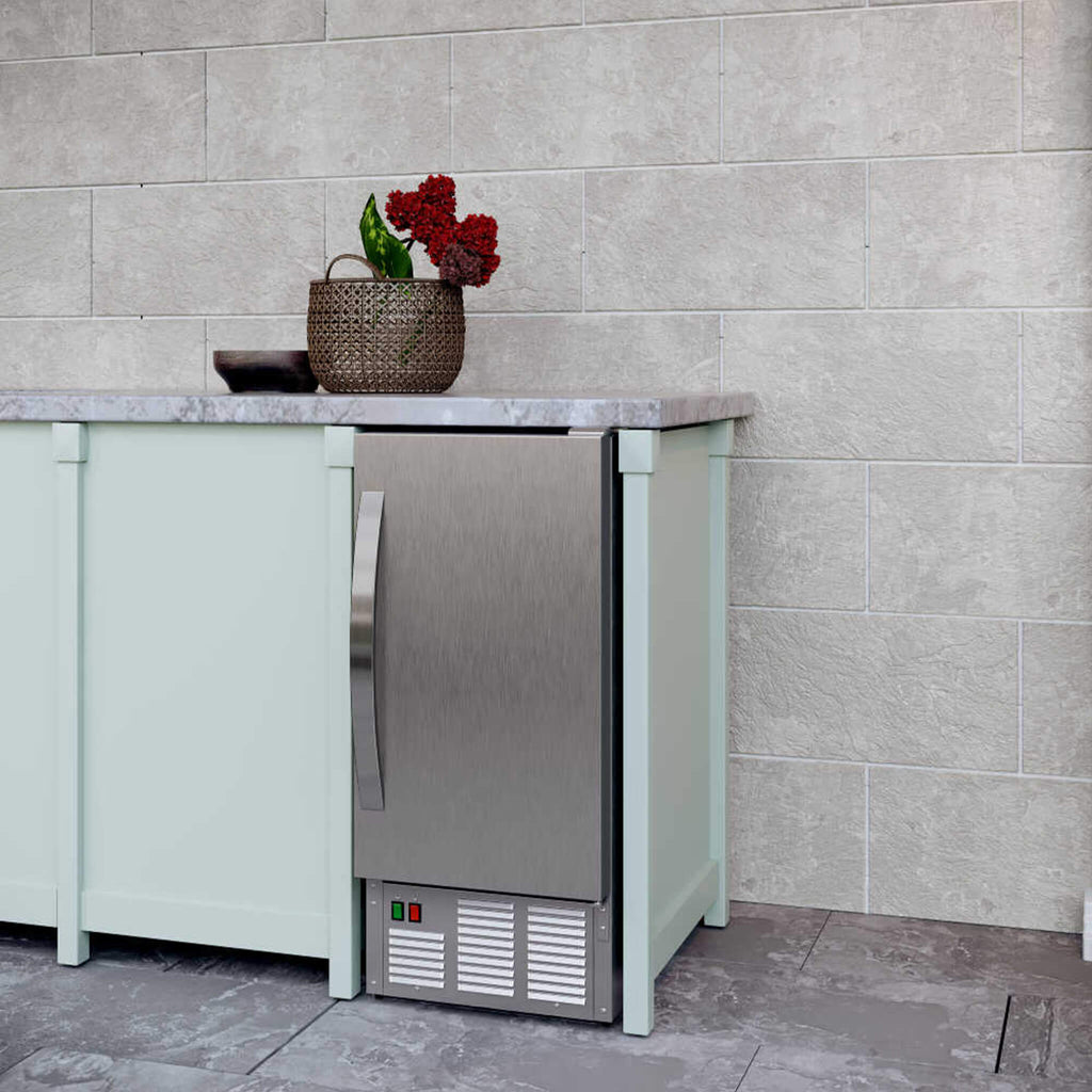 Edgestar 15-Inch Outdoor Undercounter Ice Maker W/ 50 LBS Daily Ice Production [OIM450SS] (SAK84720) – SAKSBY WHOLESALE, view