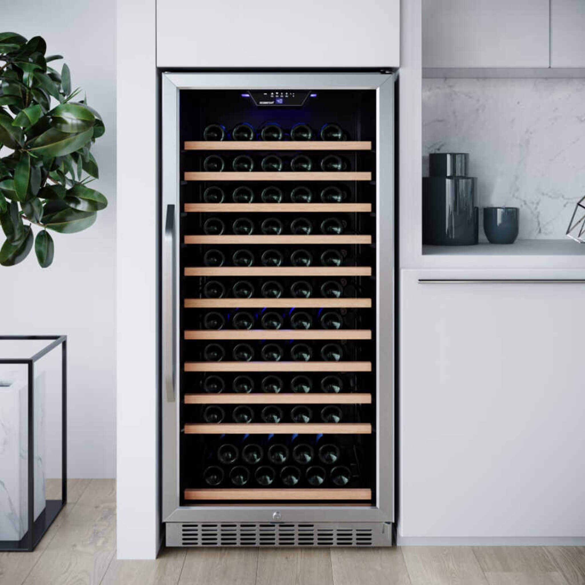 Edgestar 24-Inch Wide 111 Bottle Capacity Freestanding Single Zone Wine Cooler [CWR1212SZ] (SAK68320) – SAKSBY WHOLESALE, vie