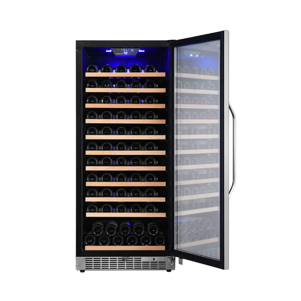Edgestar 24-Inch Wide 111 Bottle Capacity Freestanding Single Zone Wine Cooler [CWR1212SZ] (SAK68320) – SAKSBY WHOLESALE, vie