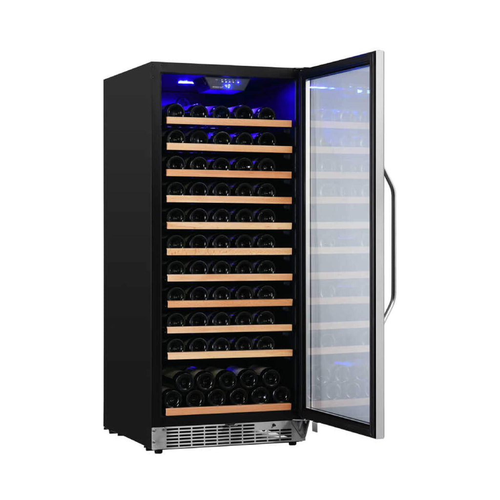 Edgestar 24-Inch Wide 111 Bottle Capacity Freestanding Single Zone Wine Cooler [CWR1212SZ] (SAK68320) – SAKSBY WHOLESALE, vie