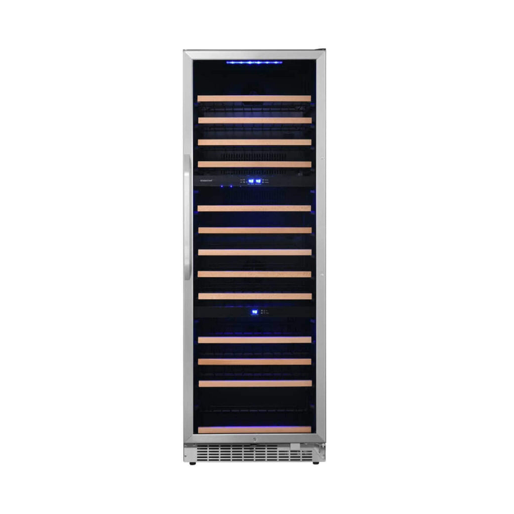 Edgestar 24-Inch Wide 131 Bottle Capacity Built-In Triple Zone Wine Cooler (SAK65891) – SAKSBY WHOLESALE